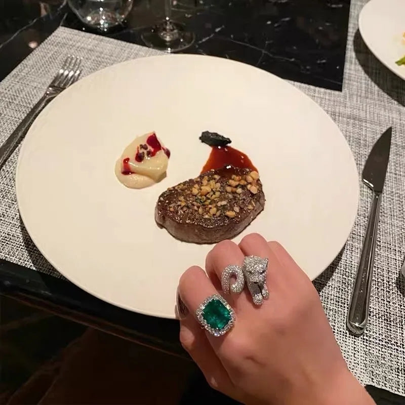 Designer Luxury Panther Ring
