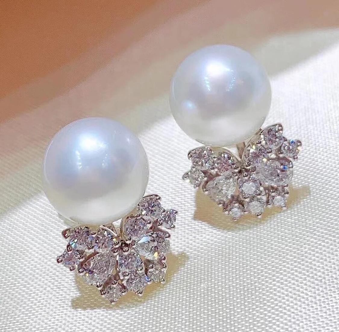 Luxury Pearl Stud Earrings